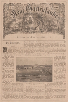 Neue Gartenlaube : Beilage zum „Danziger Courier”. 1900, № 35 ([2 September])