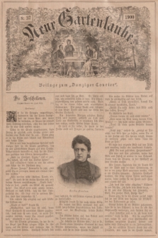 Neue Gartenlaube : Beilage zum „Danziger Courier”. 1900, № 37 ([16 September])