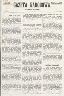 Gazeta Narodowa (wydanie wieczorne). 1870, nr 237