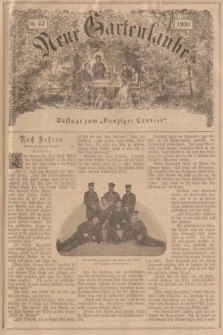 Neue Gartenlaube : Beilage zum „Danziger Courier”. 1900, № 47 ([25 November])