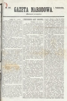Gazeta Narodowa (wydanie wieczorne). 1870, nr 245