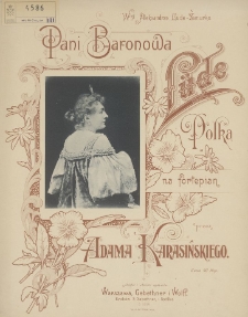 Pani baronowa Lüde : polka na fortepian