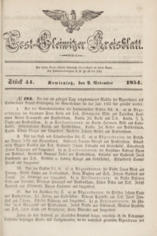 Tost-Gleiwitzer Kreisblatt. Jg.[12], Stück 44 (2 November 1854)