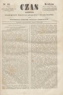 Czas : dziennik poświęcony polityce krajowej i zagranicznej oraz wiadomościom literackim, rolniczym i przemysłowym. [R.1], nr 11 (15 listopada 1848)