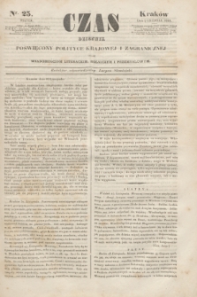 Czas : dziennik poświęcony polityce krajowej i zagranicznej oraz wiadomościom literackim, rolniczym i przemysłowym. [R.1], nr 25 (1 grudnia 1848)