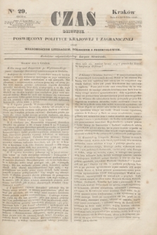 Czas : dziennik poświęcony polityce krajowej i zagranicznej oraz wiadomościom literackim, rolniczym i przemysłowym. [R.1], nr 29 (6 grudnia 1848) + dod.