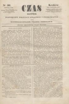 Czas : dziennik poświęcony polityce krajowej i zagranicznej oraz wiadomościom literackim, rolniczym i przemysłowym. [R.1], nr 32 (11 grudnia 1848)