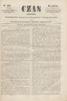 Czas : dziennik poświęcony polityce krajowej i zagranicznej oraz wiadomościom literackim, rolniczym i przemysłowym. [R.1], nr 34 (13 grudnia 1848)