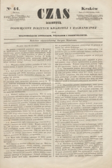 Czas : dziennik poświęcony polityce krajowej i zagranicznej oraz wiadomościom literackim, rolniczym i przemysłowym. [R.1], nr 44 (27 grudnia 1848)