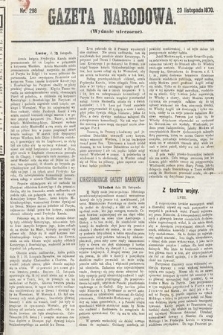 Gazeta Narodowa (wydanie wieczorne). 1870, nr 298