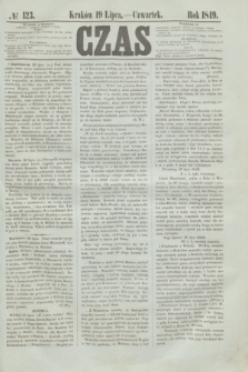 Czas. [R.2], № 123 (19 lipca 1849)