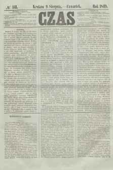 Czas. [R.2], № 141 (9 sierpnia 1849)