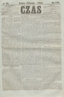 Czas. [R.2], № 156 (1 września 1849)
