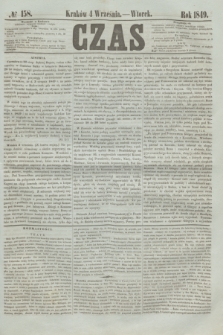 Czas. [R.2], № 158 (4 września 1849)