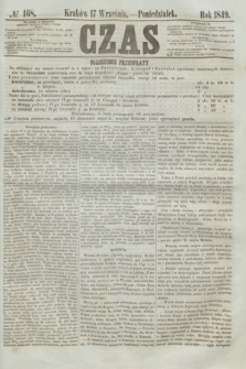 Czas. [R.2], № 168 (17 września 1849) + dod.