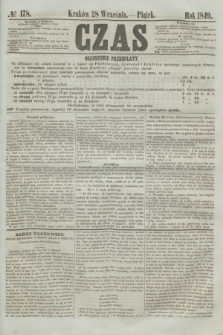 Czas. [R.2], № 178 (28 września 1849)