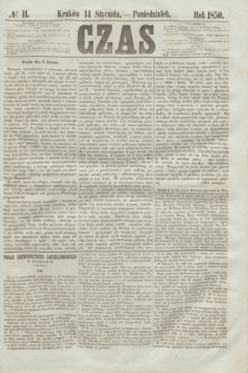 Czas. [R.3], № 11 (14 stycznia 1850)