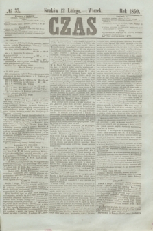 Czas. [R.3], № 35 (12 lutego 1850)