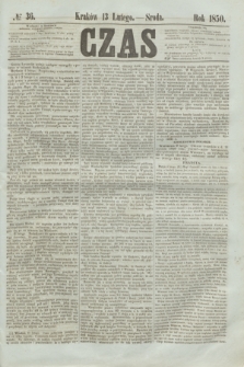 Czas. [R.3], № 36 (13 lutego 1850)