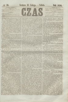 Czas. [R.3], № 39 (16 lutego 1850)