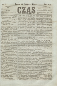 Czas. [R.3], № 41 (19 lutego 1850)