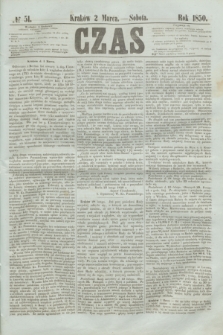 Czas. [R.3], № 51 (2 marca 1850)