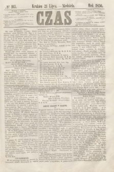 Czas. [R.3], № 165 (21 lipca 1850)