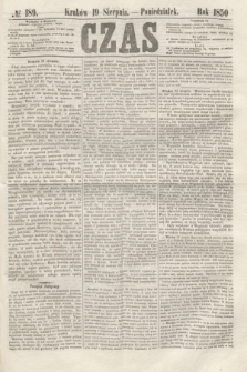 Czas. [R.3], № 189 (19 sierpnia 1850)