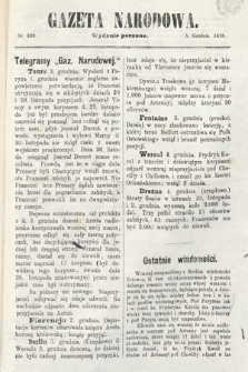 Gazeta Narodowa (wydanie poranne). 1870, nr 309
