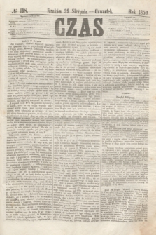 Czas. [R.3], № 198 (29 sierpnia 1850)