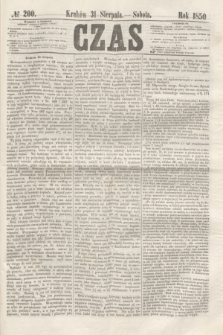 Czas. [R.3], № 200 (31 sierpnia 1850)