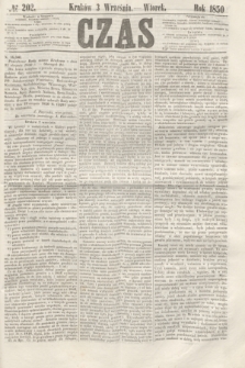 Czas. [R.3], № 202 (3 września 1850)
