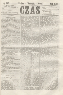 Czas. [R.3], № 203 (4 września 1850)