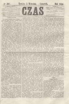 Czas. [R.3], № 204 (5 września 1850)