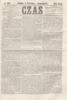 Czas. [R.3], № 207 (9 września 1850)