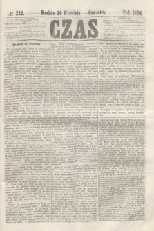 Czas. [R.3], № 222 (26 września 1850)