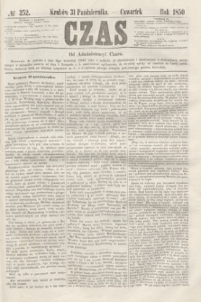 Czas. [R.3], № 252 (31 października 1850) + dod.