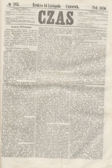 Czas. [R.3], № 263 (14 listopada 1850)