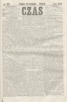 Czas. [R.3], № 273 (26 listopada 1850)