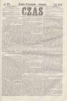 Czas. [R.3], № 275 (28 listopada 1850)