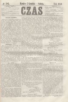 Czas. [R.3], № 283 (7 grudnia 1850)