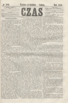 Czas. [R.3], № 289 (14 grudnia 1850)