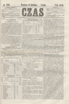 Czas. [R.3], № 292 (18 grudnia 1850)