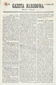 Gazeta Narodowa (wydanie wieczorne). 1870, nr 319