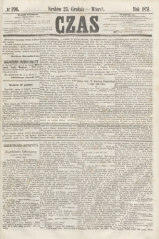 Czas. [R.4], № 296 (23 grudnia 1851)
