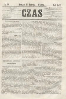 Czas. [R.5], № 38 (17 lutego 1852)