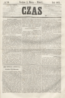 Czas. [R.5], № 50 (2 marca 1852)
