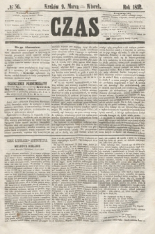 Czas. [R.5], № 56 (9 marca 1852)