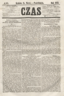 Czas. [R.5], № 61 (15 marca 1852)