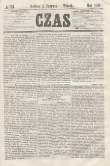 Czas. [R.5], № 123 (1 czerwca 1852)